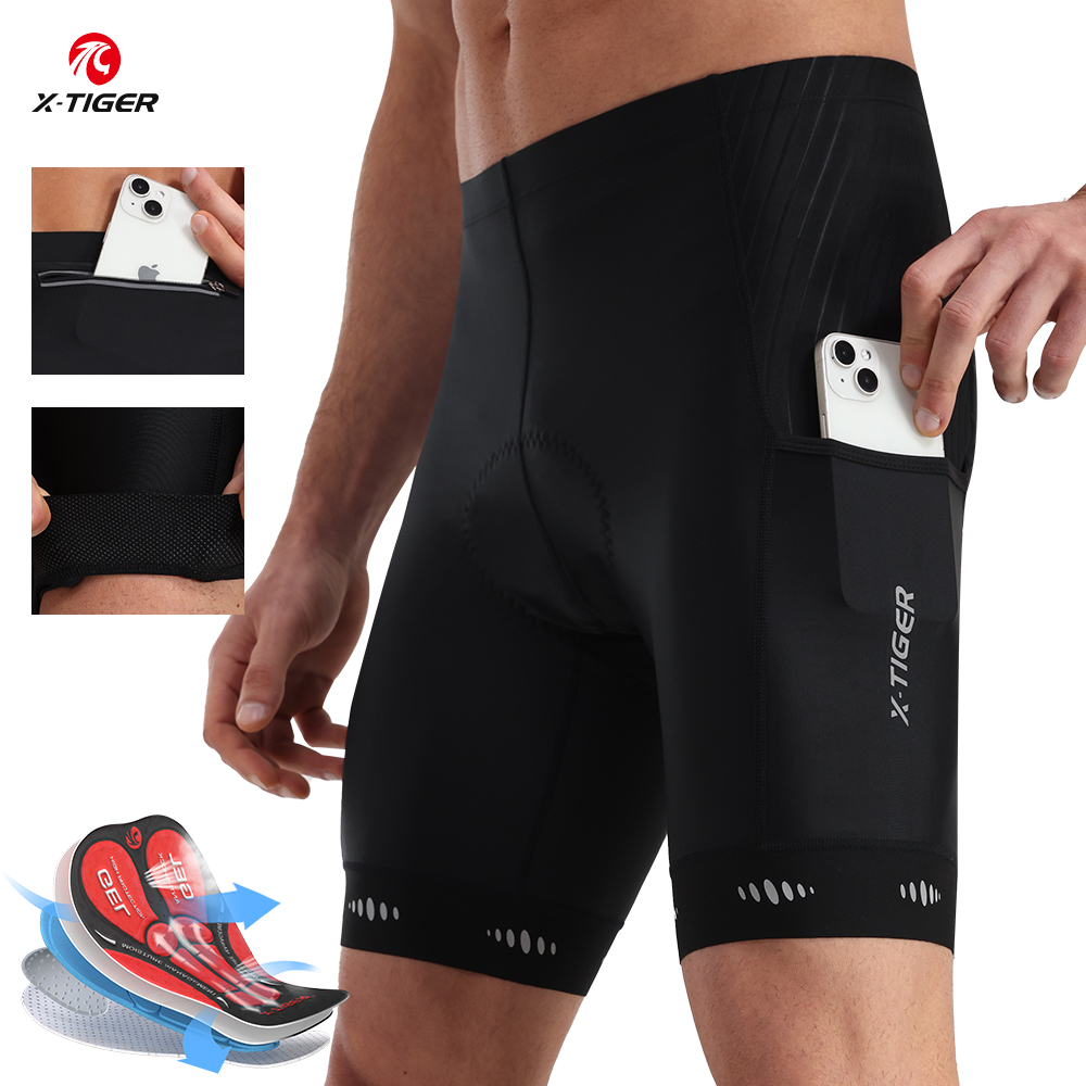 Mountain Biking Body Armour - X-TIGER мужские велосипедные шорты с задним