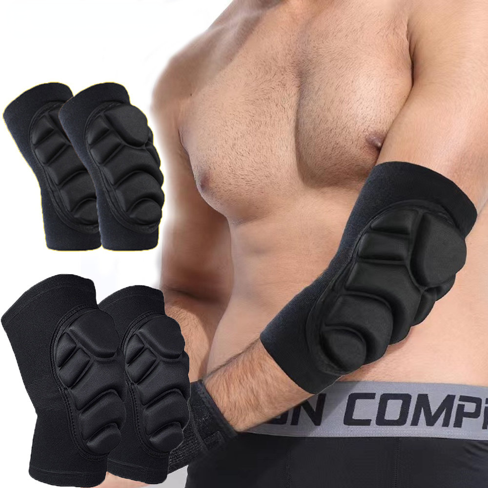 Mountain Biking Knee And Elbow Pads - 1 пара, дышащие противоскользящие наколенники для