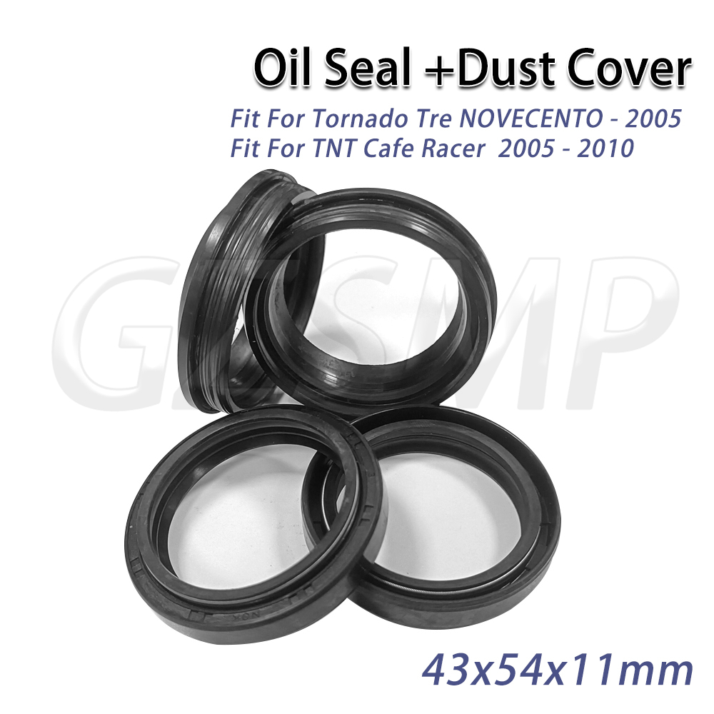 Fork Oil Seal - Сальник передней вилки 43x54x11 и пылезащитный