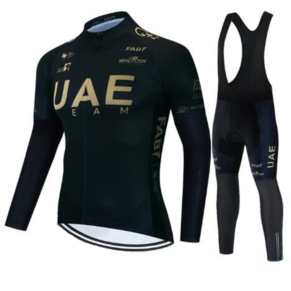 Mountain Biking Pants For Men - Uae Team Осенний комплект велосипедного трикотажа,