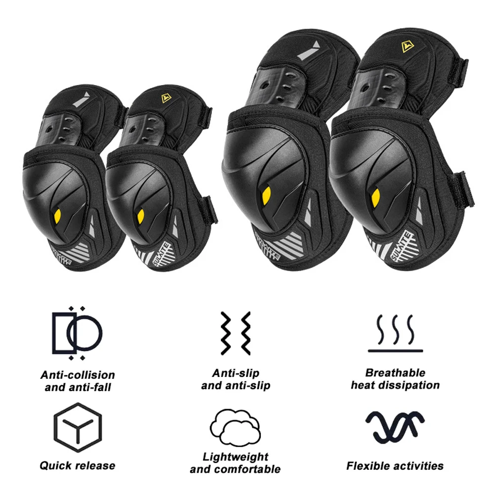 GOMOREON 1 пара защитных накол – обзор и цена Mountain Biking Knee And Elbow Pads