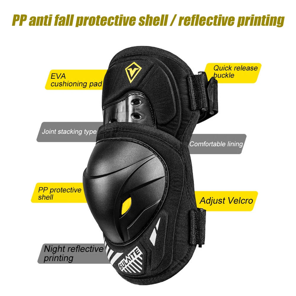 1 пара регулируемых защитных н – обзор и цена Mountain Biking Knee And Elbow Pads